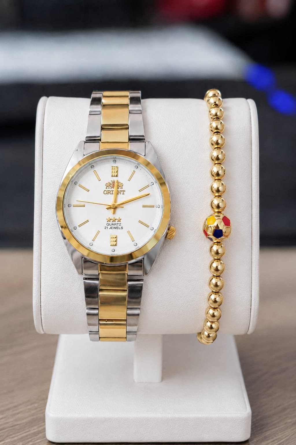 Reloj Cuarzo Hombre Orient + Pulcera - Image 3