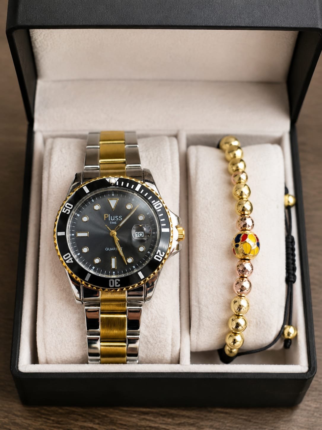 Reloj Hombre + Pulcera Tipo Rolex Pluss - Image 4