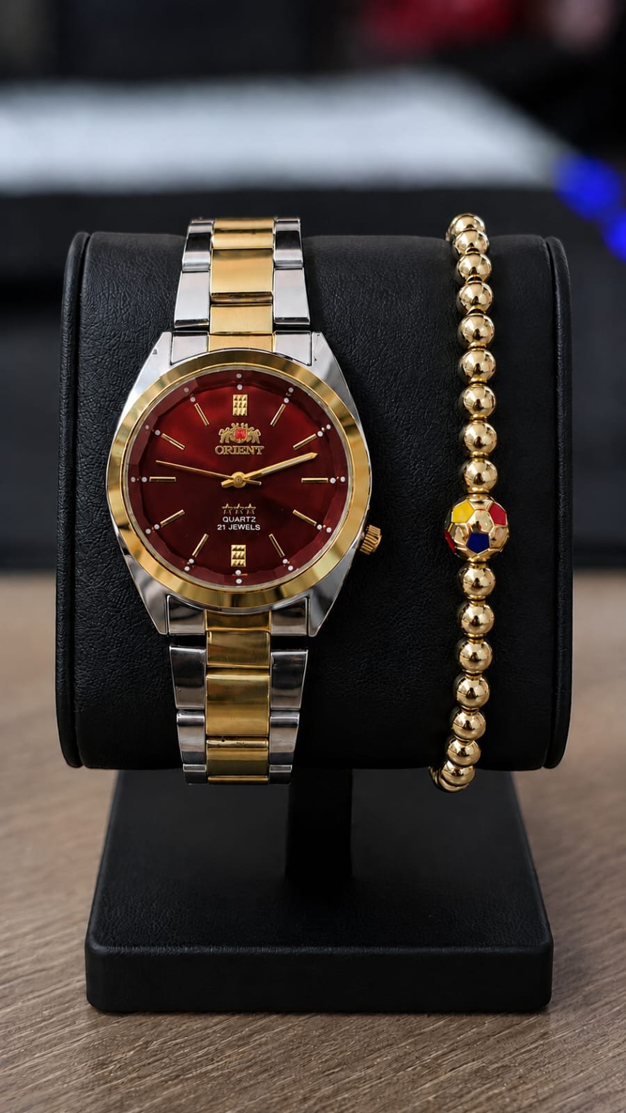 Reloj Cuarzo Hombre Orient + Pulcera - Image 5