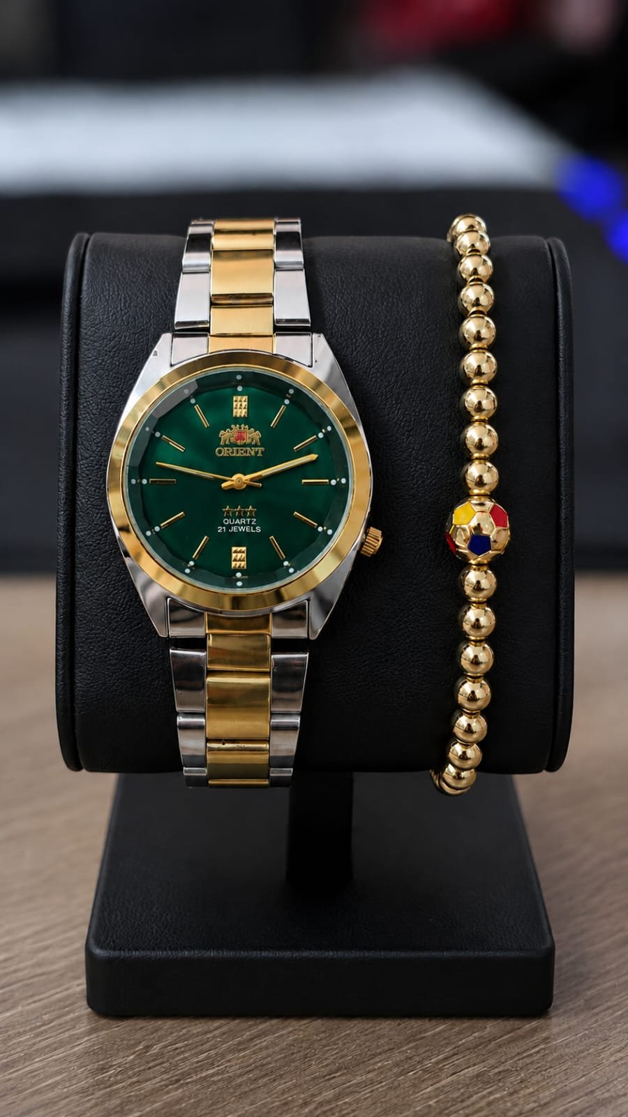 Reloj Cuarzo Hombre Orient + Pulcera - Image 4